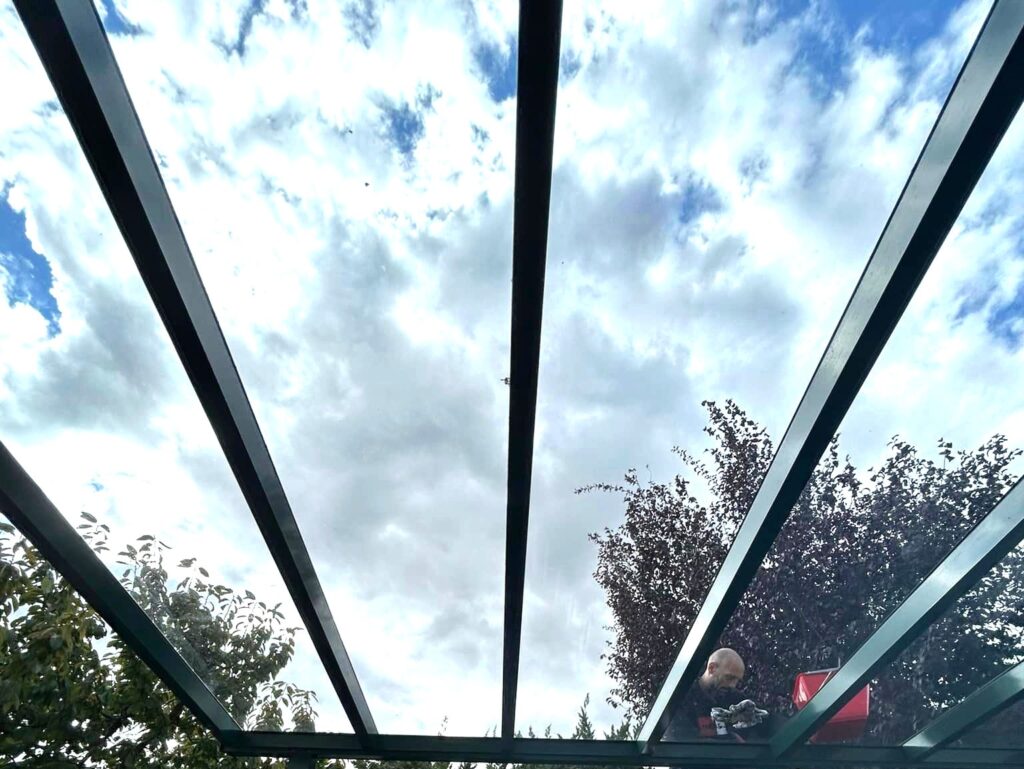 Wintergartenreinigung Nachherbild